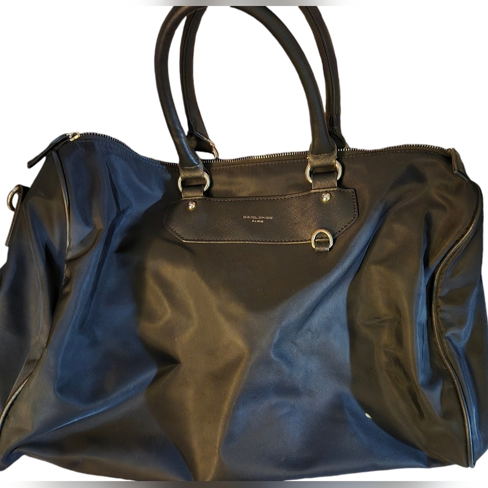 David Jones Paris Black Travel Bag